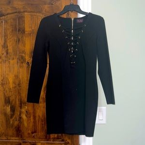 Black mini dress , worn twice